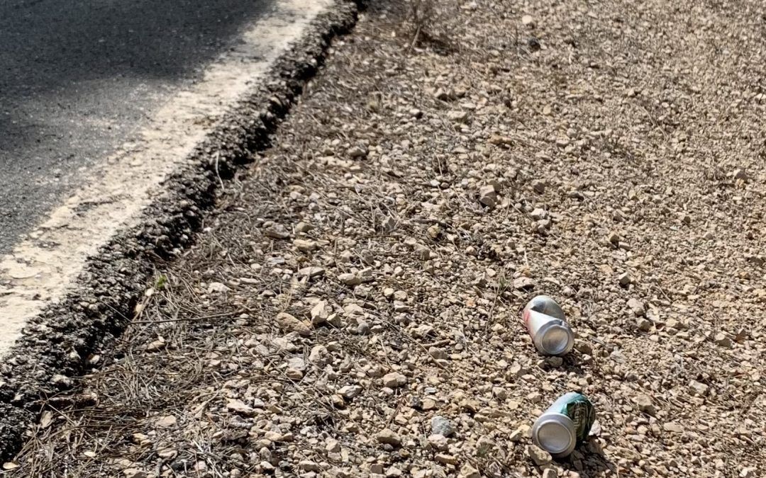 Los riesgos de tirar basura a las cunetas.